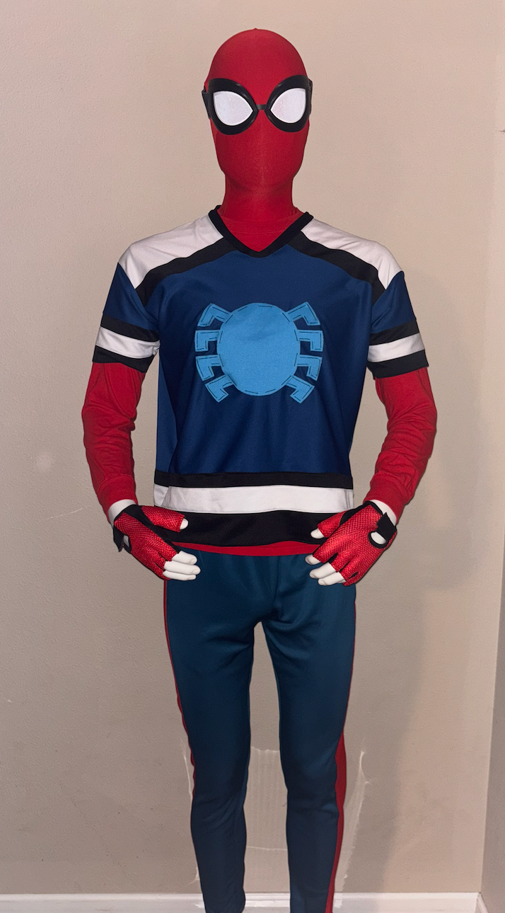 Your Friendly Neighborhood Spider-Man Hockey Jersey Sewing Pattern