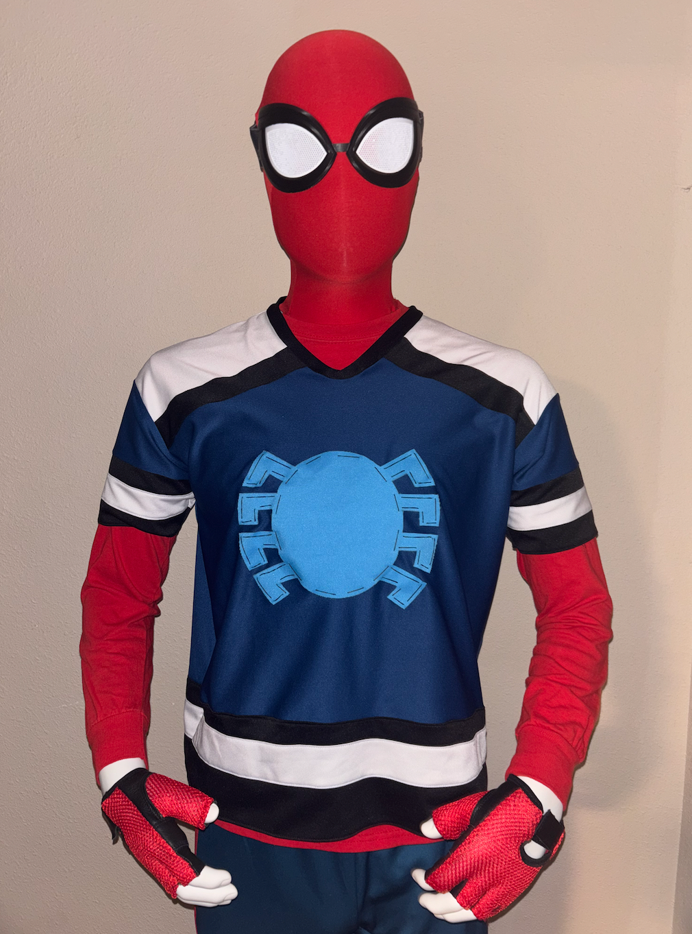 Your Friendly Neighborhood Spider-Man Hockey Jersey Sewing Pattern